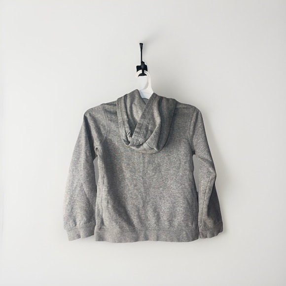 Nike kids Hoodie Club Fleece Gray M Sweatshirt Pullover like new - Picture 13 of 13